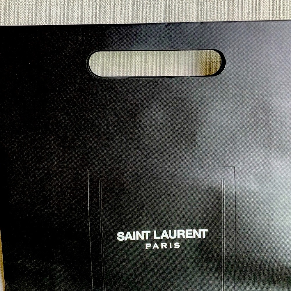 YSL authentic black paper bag